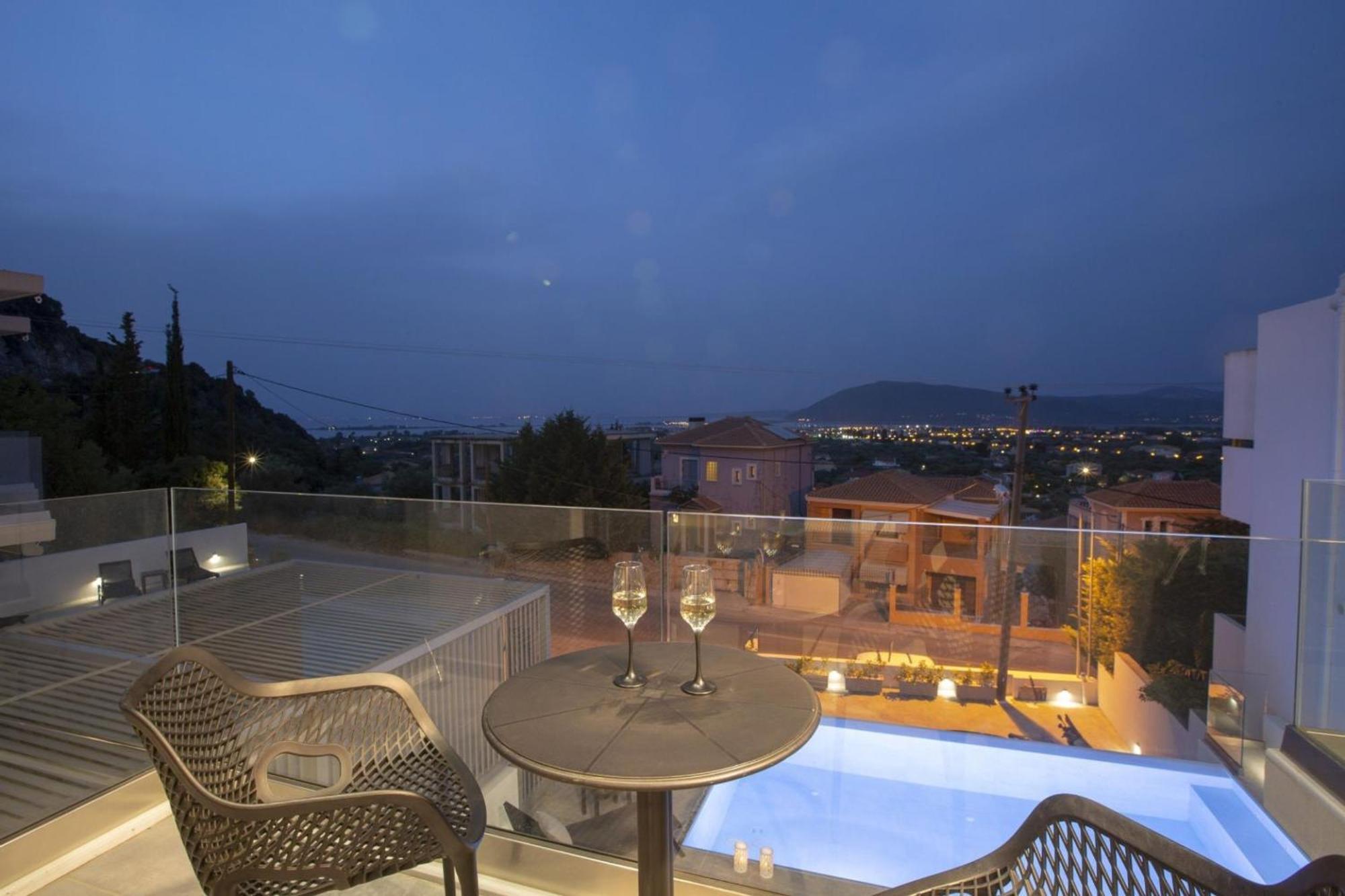 Aloft Luxury Villas Lefkada - Heated Pool Apólpena Kültér fotó