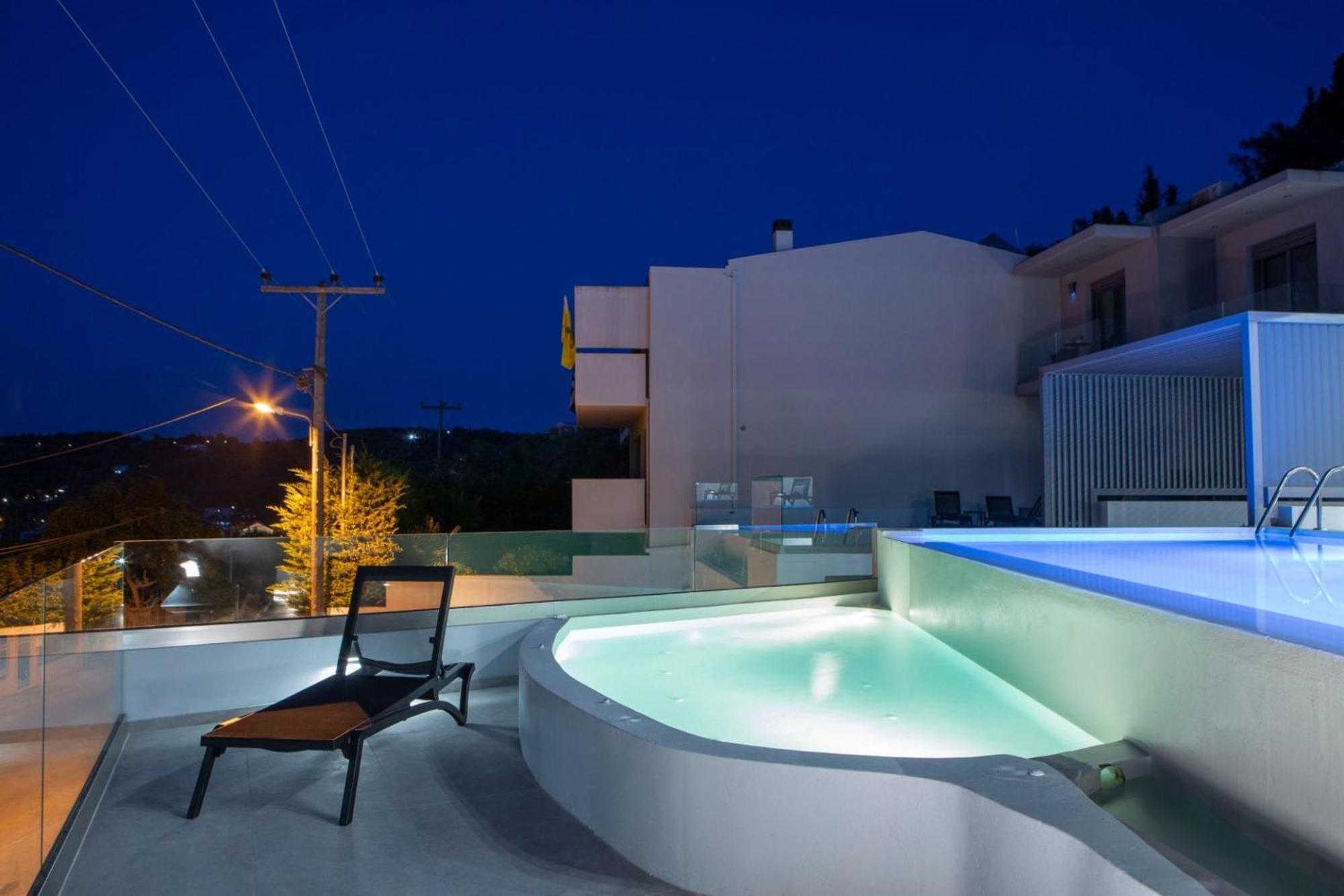 Aloft Luxury Villas Lefkada - Heated Pool Apólpena Kültér fotó