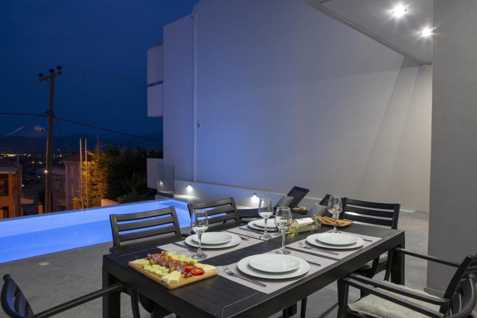 Aloft Luxury Villas Lefkada - Heated Pool Apólpena Kültér fotó