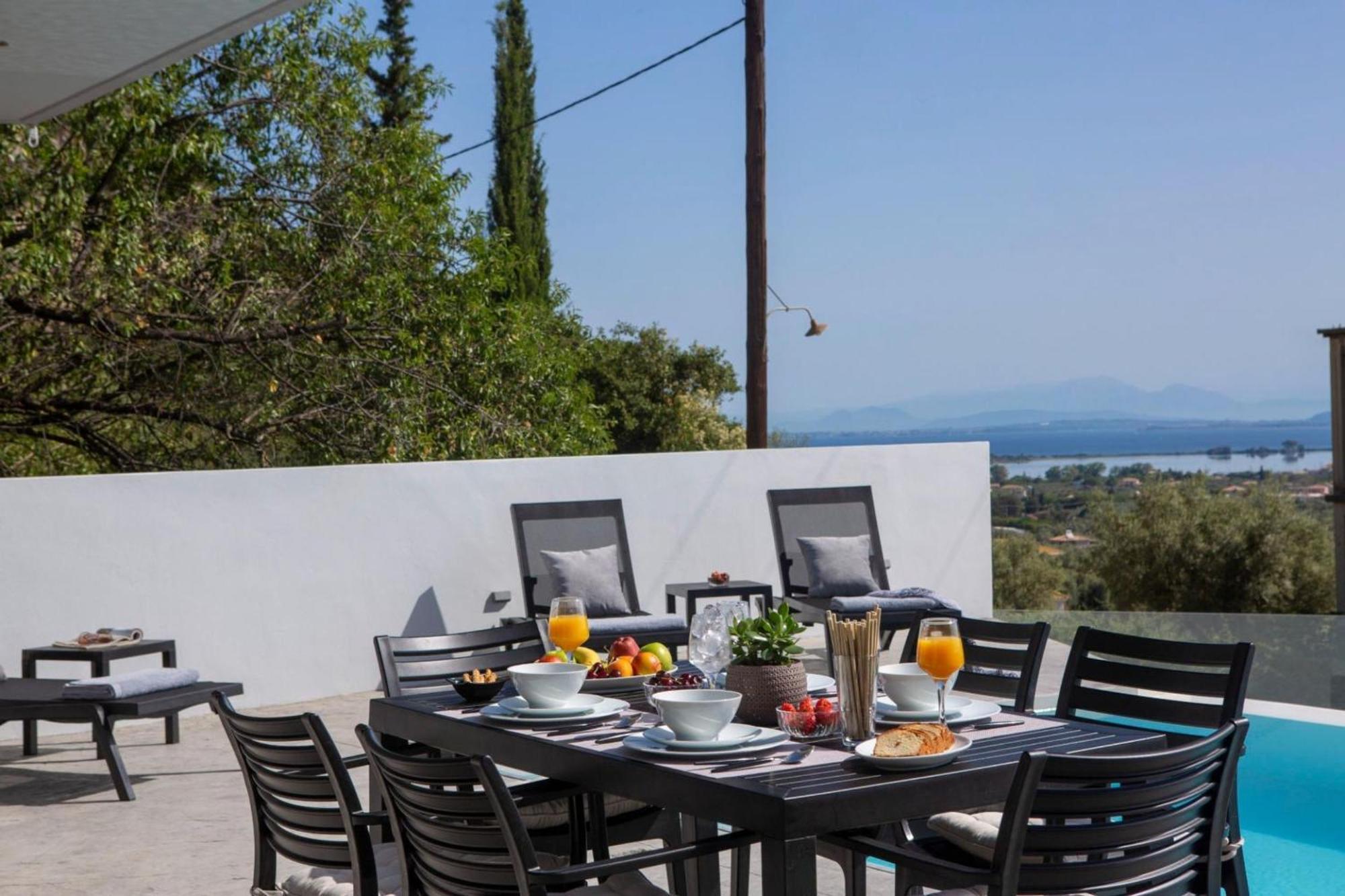 Aloft Luxury Villas Lefkada - Heated Pool Apólpena Kültér fotó